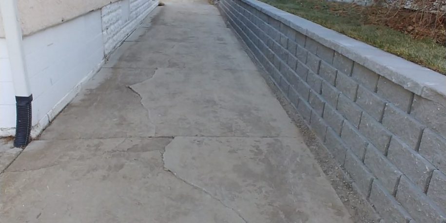 Extended Replacement Retaining Wall